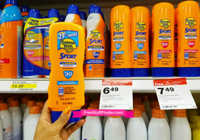 *HOT* $1.99 (Reg $6.49) Banana Boat Sunscreen at Target