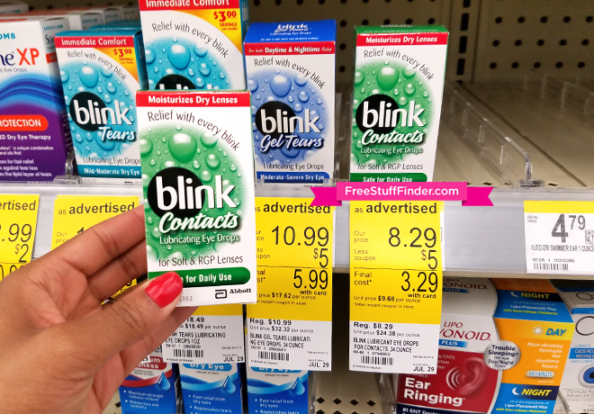 *HOT* $0.29 (Reg $8.29) Blink Contact Eye Drops at Walgreens (Print Now!)