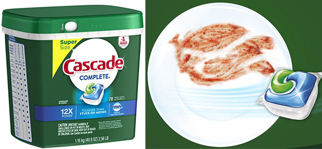 $12.12 (Reg $17) Cascade ActionPacs Detergent + FREE Shipping