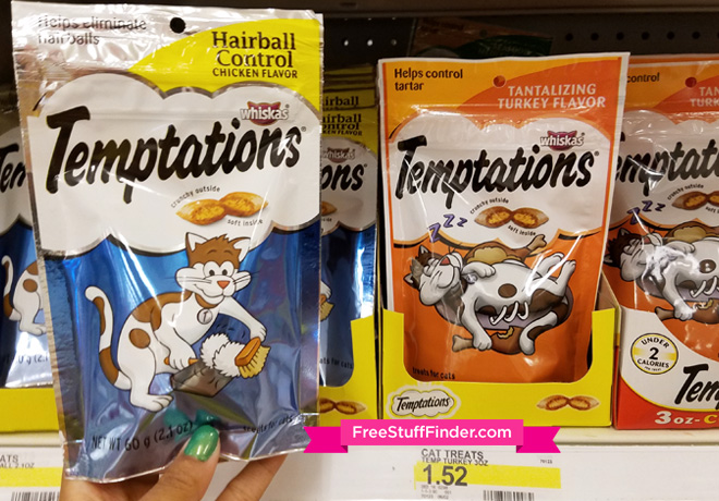 $0.52 (Reg $1.52) Temptations Cat Treats at Target