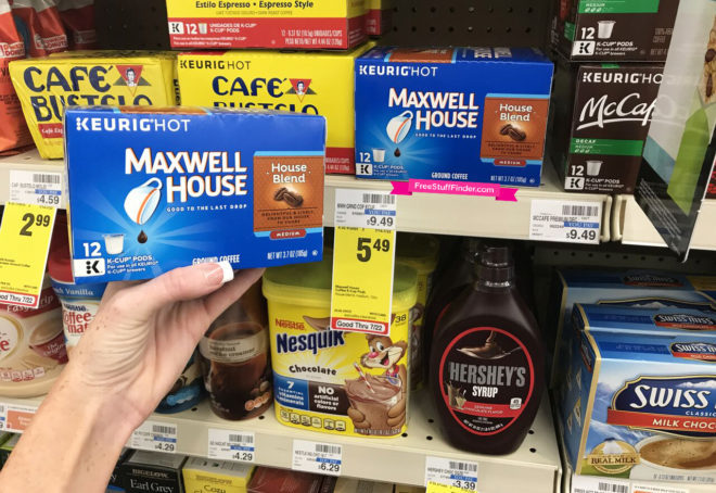 $5.49 (Reg $9.49) Maxwell House K-Cup at CVS ($0.46 per cup!)