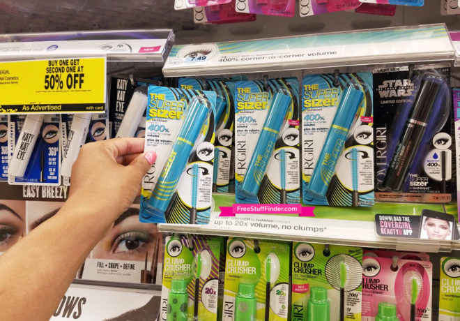 $2.62 ($7.49) CoverGirl Supersize Fiber Mascara at Rite Aid