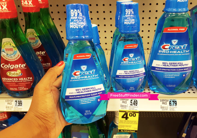 FREE Crest Mouthwash at Rite Aid + $0.50 Moneymaker