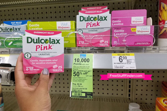 $1.24 (Reg $9) Dulcolax Laxative Tablets at Walgreens