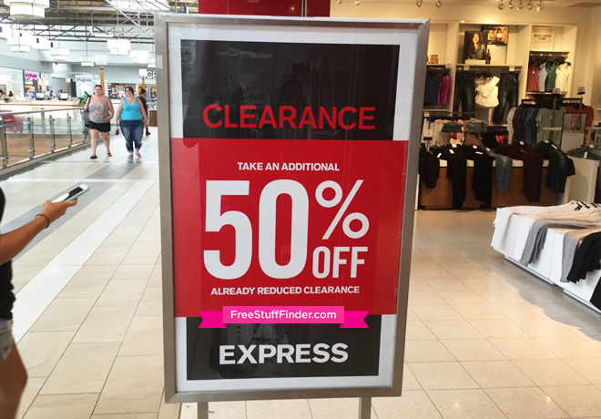 *HOT* Extra 50% Off Express Clearance (Today Only!)