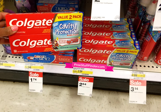 *HOT* $0.57 per Tube Kids' Colgate Twin Pack Toothpaste at Target