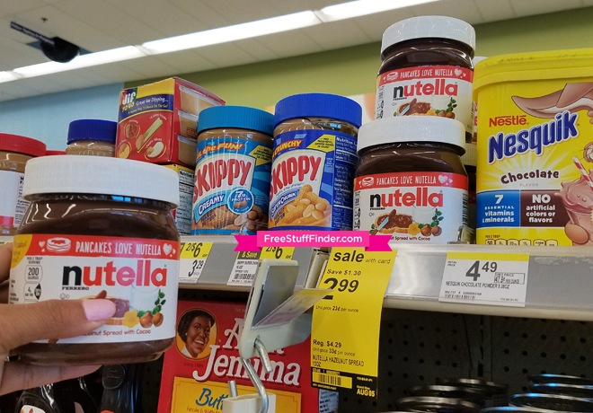 $0.99 (Reg $4.49) Nutella Hazelnut Spread at Walgreens (Print Now!)