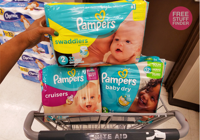 *HOT* $3.49 (Reg $12.49) Pampers Jumbo Packs at Rite Aid + FREE Puffs Tissues