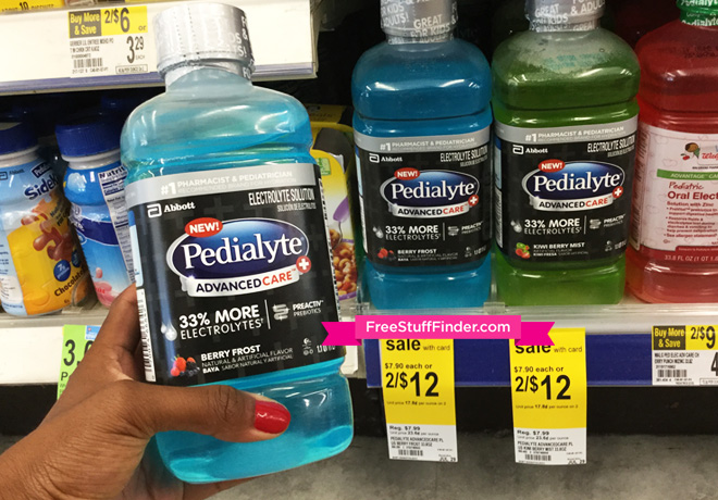 $1.95 (Reg $8) Pedialyte Advanced Care Plus Drink at Walgreens (Print Now!)