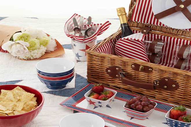 $33.03 (Reg $160) Martha Stewart Complete Picnic Basket + FREE Store Pickup