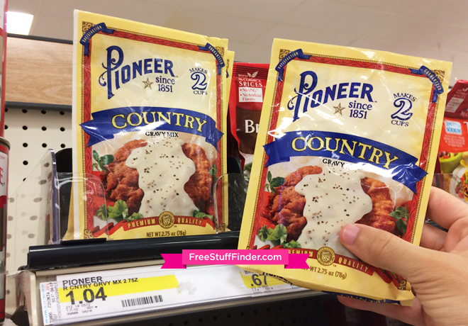 $0.52 (Reg $1.04) Pioneer Gravy Mix at Target