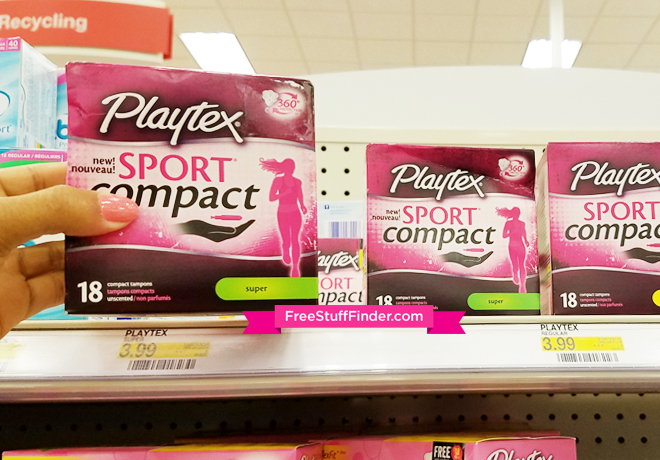 $0.49 (Reg $4) Playtex Sport Compact Tampons at Target