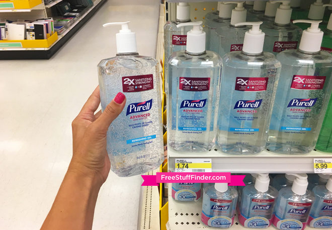 FREE Purell Advanced Hand Sanitizers at Target + Moneymaker (HUGE Bottles!)