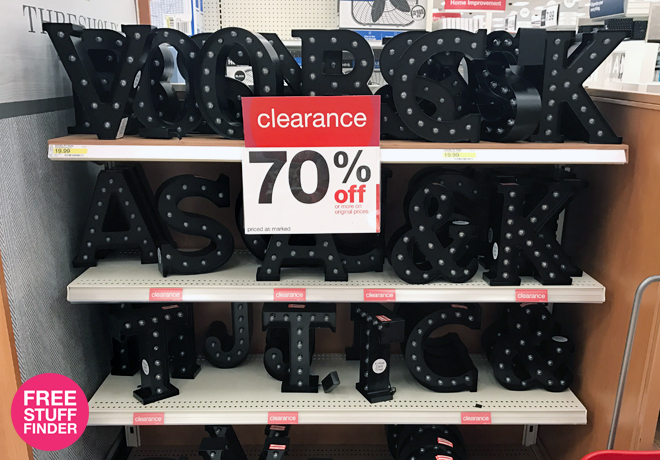 70% Off Light-Up Marquee Letters at Target (Clearance Find)