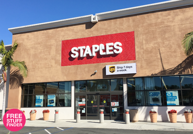 Possible FREE $10 Staples Rewards Members Coupon (Check Email) - Valid In Stores Only!