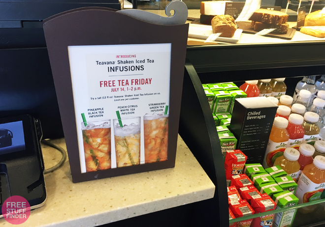 FREE Starbucks Teavana Shaken Iced Tea Infusion (Today Only, 1-2PM)