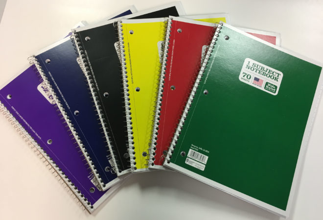 *HOT* $0.25 (Reg $3) 1-Subject Wide Ruled Notebooks + FREE Pickup