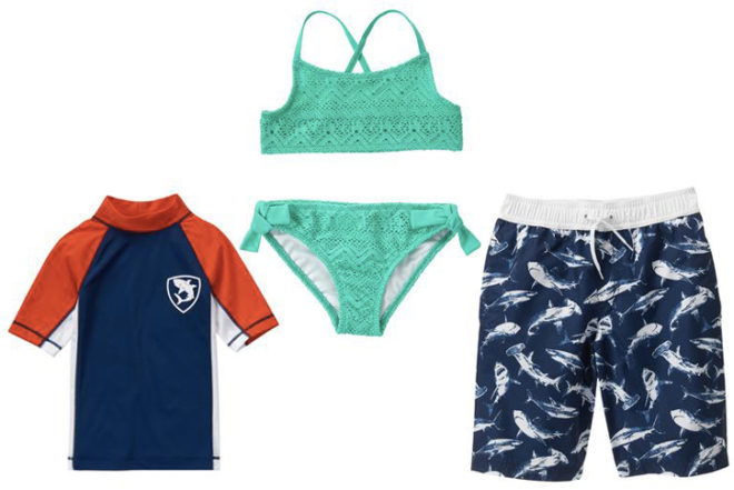 $6.99 (Reg $20) Kids Swimwear + FREE Shipping (Today Only!)