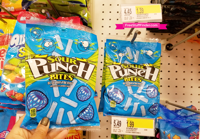 $0.55 (Reg $1.39) Sour Punch Bites at Target