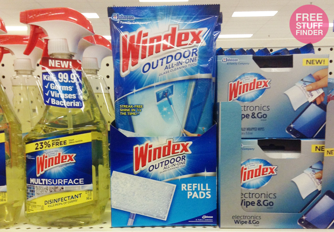 *NEW* $12.25 In Cleaning Coupons (Windex Pads Only $1.68 at Target!)