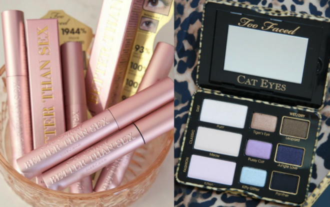 Too Faced Mascara, Eyeshadow & Liner Palette, Deluxe Primer, Bag & 2 Samples Only $55 Shipped