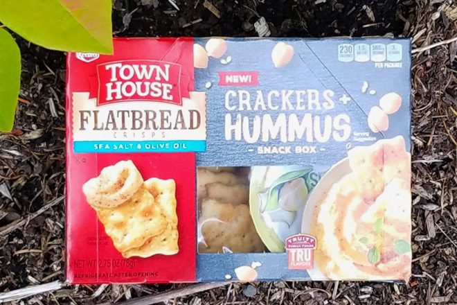 FREE Town House Crackers & Hummus Snack Boxes at Walmart