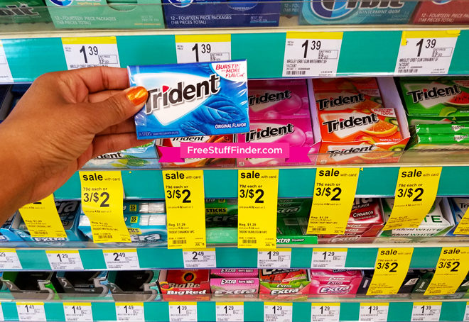 *HOT* $0.14 (Reg $1.29) Trident Gum Packs at Walgreens