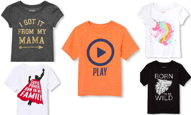 $3.08 (Reg $10.50) Children's Place Graphic Tees + FREE Shipping