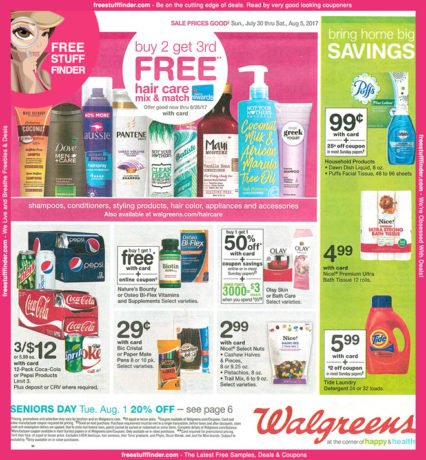 *HOT* Walgreens Ad Preview (Week 7/30 – 8/5)