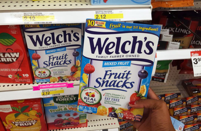 *HOT* $1.41 (Reg $2.12) Welch’s Fruit Snacks at Target