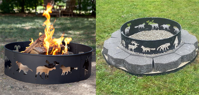 *HOT* $7.91 Landmann Big Sky Wildlife Fire Ring + FREE Pickup
