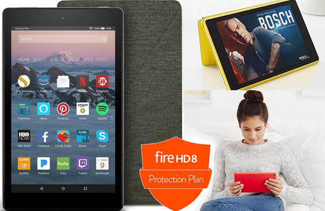 $74.97 Amazon Fire HD 8 Tablet & Protection Plan + FREE Shipping (Prime Members)