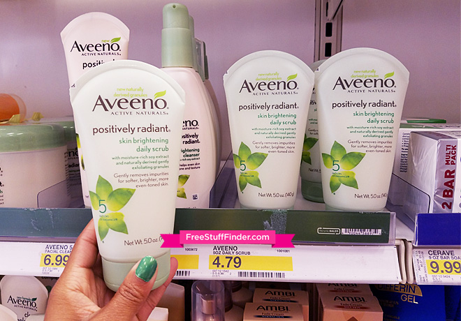 $1.79 (Reg $5) Aveeno Positively Radiant Scrub at Target (Print Now!)