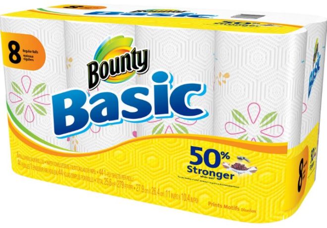 *NEW* $1.00 off One Bounty Basic Paper Towels Coupon (Only $0.37 Per Roll at Rite Aid!)