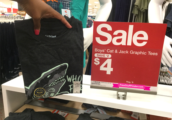 *HOT* $4 Cat & Jack Graphic Tees at Target (PLUS $6 Leggings & $8 Jeans)