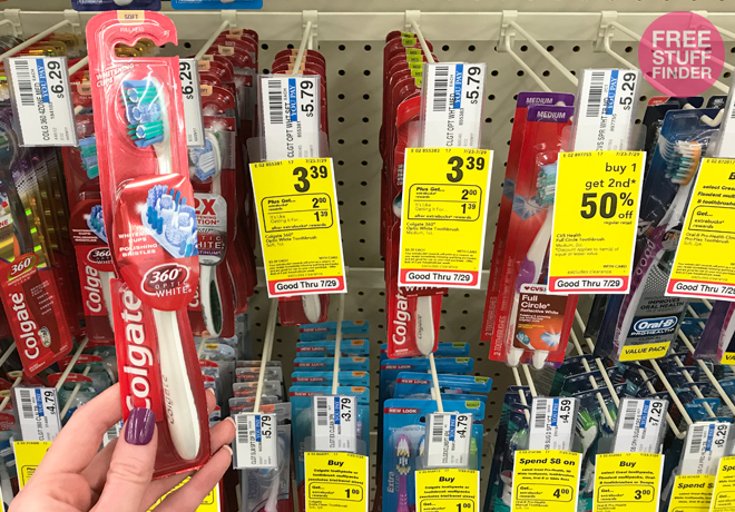 *HOT* $0.14 (Reg $5.29) Colgate 360 Manual Toothbrush at CVS