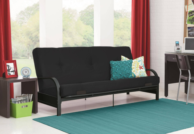 $99 (Reg $125) Sofa Bed Futon with Full Size Mattress + FREE Shipping