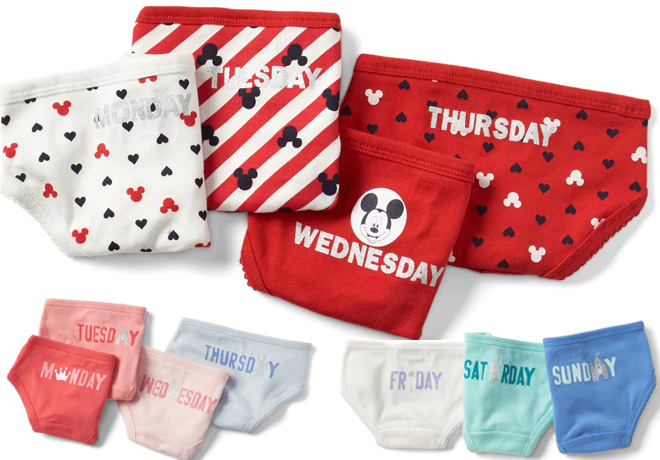 *HOT* $15.29 (Reg $40) GAP Toddler 7-Pack Undies + FREE Shipping (Today Only!)