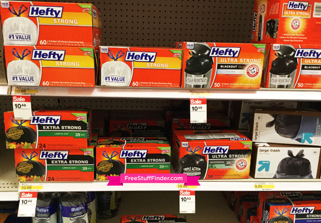 *HOT* $5.19 (Reg $12) Hefty Trash Bags at Target (Print Now!)