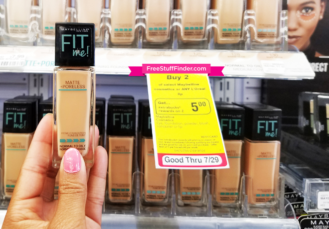 $2.49 (Reg $8) Maybelline Fit Me Foundation at CVS