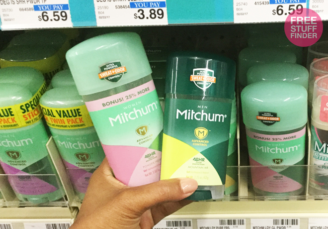 *HOT* FREE Mitchum Deodorant at CVS