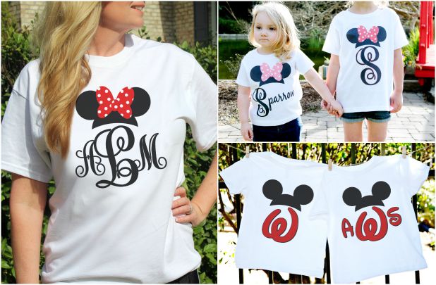 $10.95 (Reg $22) Monogrammed Character Shirts