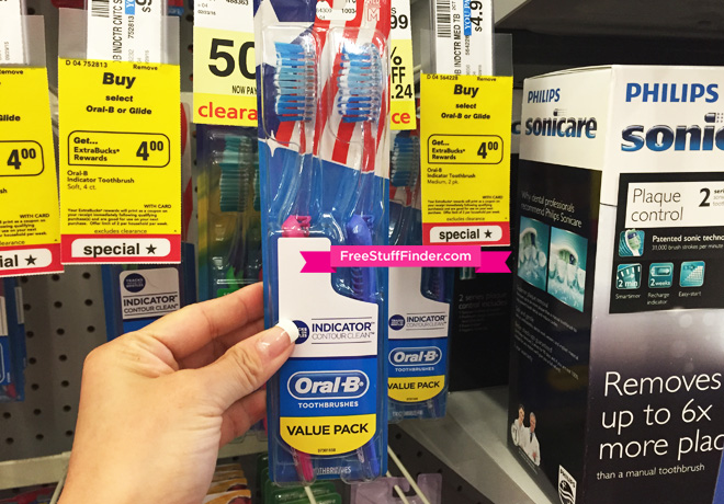 *HOT* FREE Oral-B Toothbrush 2 Pack at CVS + $0.51 Moneymaker