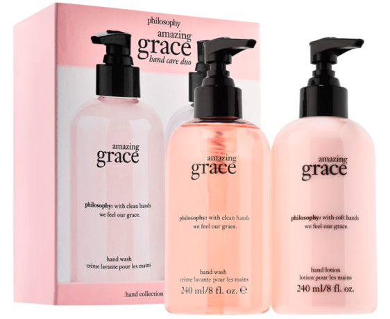 $18 (Reg $38 Value) Philosophy Amazing Grace Lotion & Hand Soap 2-Piece Duo