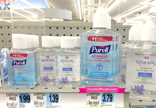 $0.29 (Reg $3.79) Purell Hand Sanitizer at Rite Aid