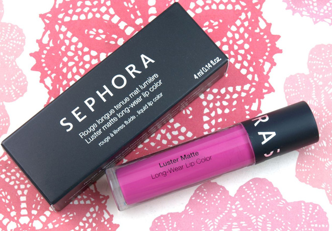 *HOT* $7 Sephora Collection Luster Matte Long-Wear Lip Color