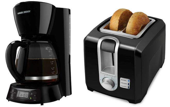 $9.87 (Reg $40) Black & Decker Toaster or Programmable Coffee Maker + FREE Shipping