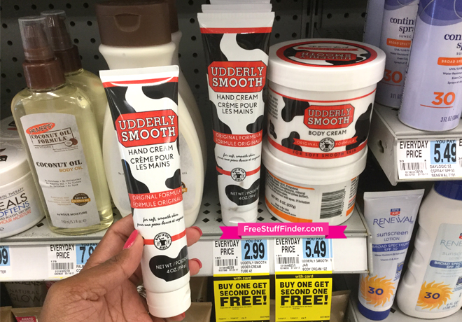 $1.49 (Reg $3) Udderly Smooth Cream at Rite Aid