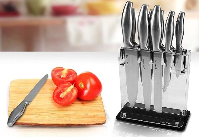 *HOT* $33.99 (Reg $300) Utopia Kitchen 12-Piece Stainless Steel Knife Set + FREE Shipping