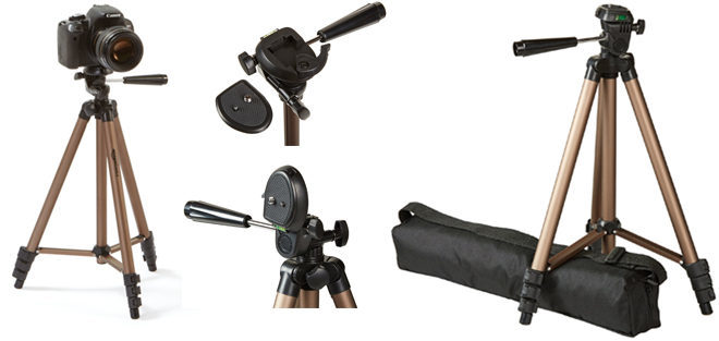 $12.96 (Reg $17) AmazonBasics Lightweight 50-Inch Tripod with Bag (Best Price!)